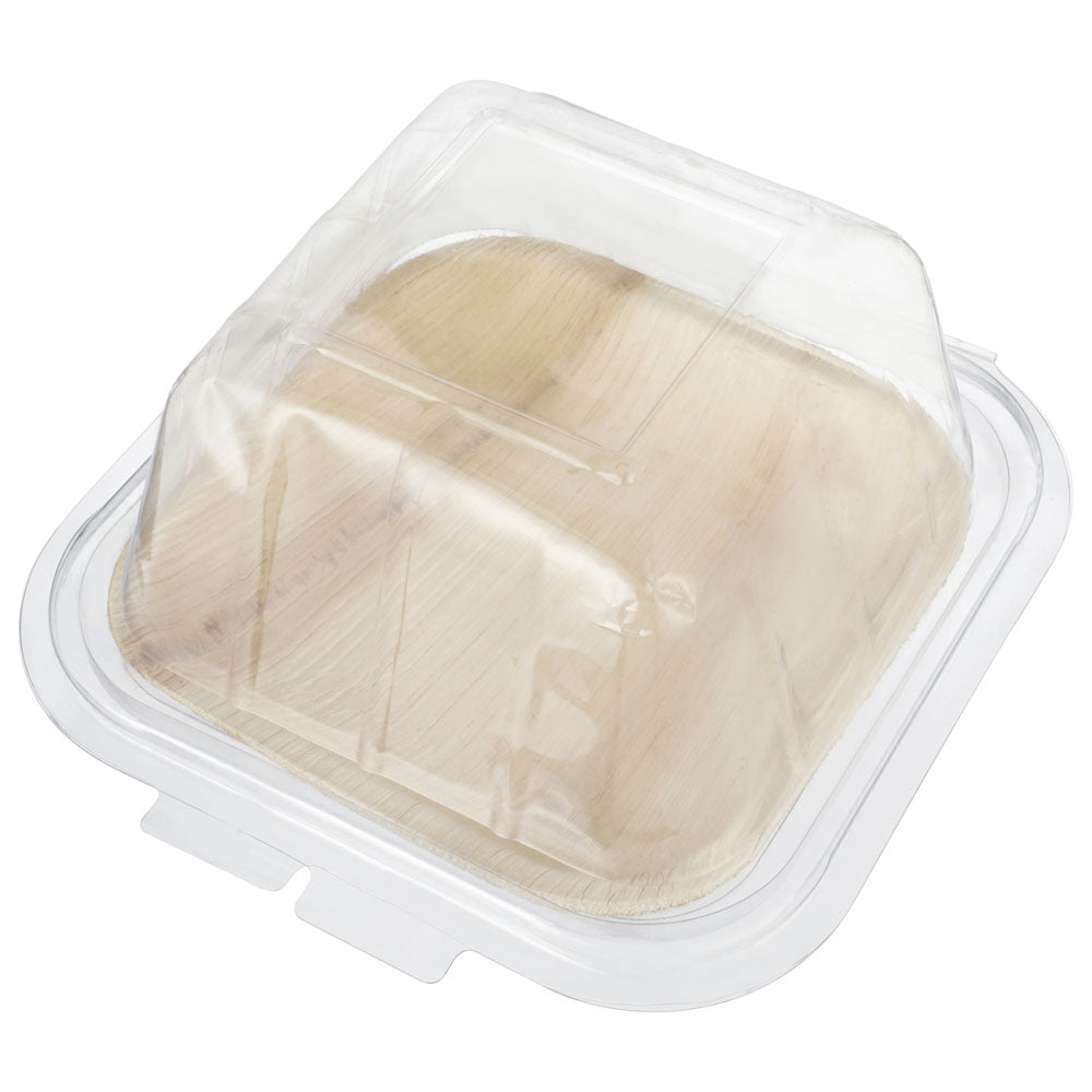 6" Square Rim-Lock Clamshell To-Go