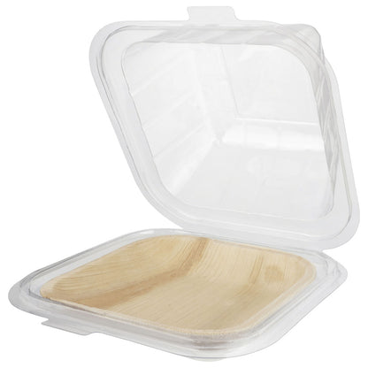 6" Square Rim-Lock Clamshell To-Go