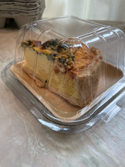 6" Square Rim-Lock Clamshell To-Go