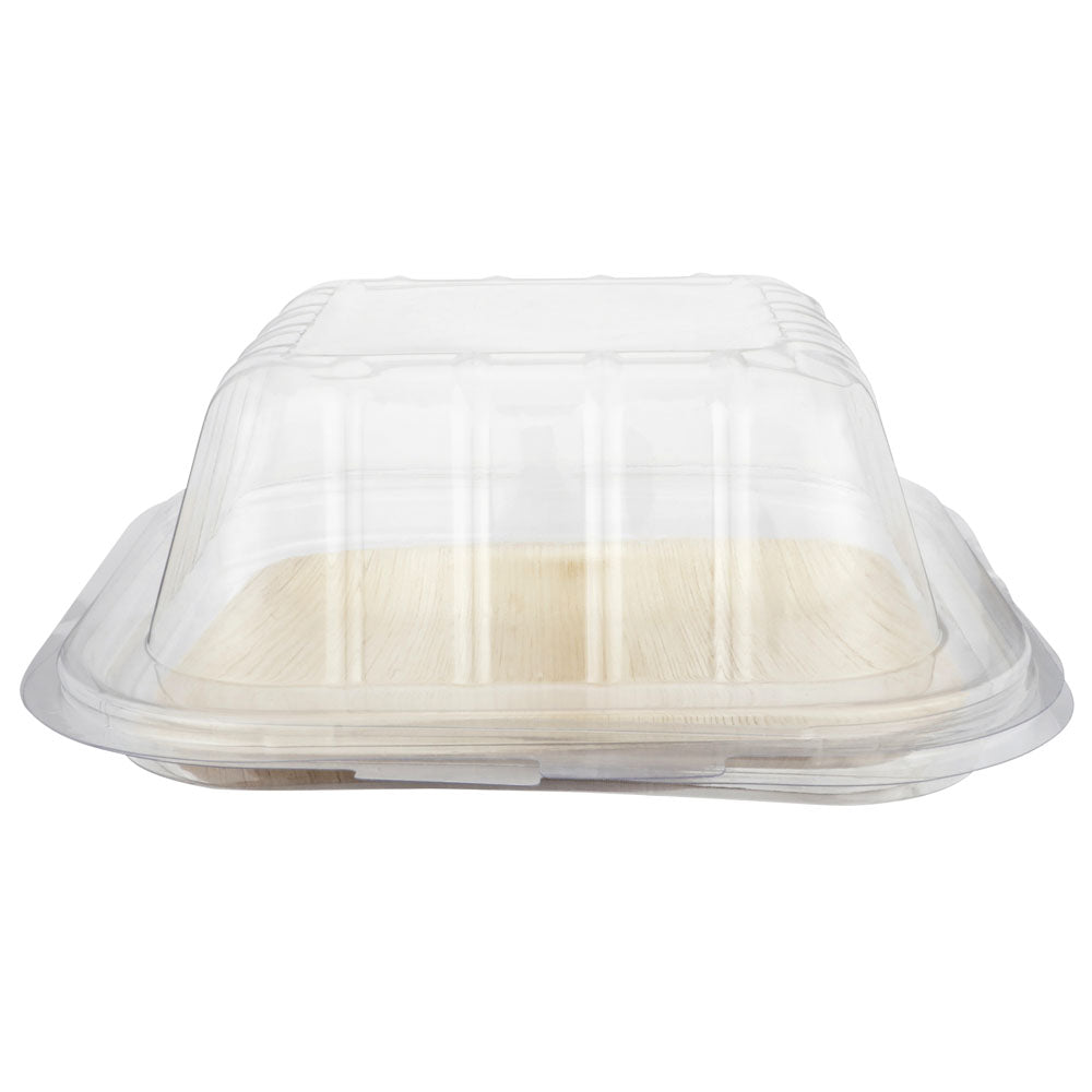 8" Square Rim-Lock Clamshell To-Go