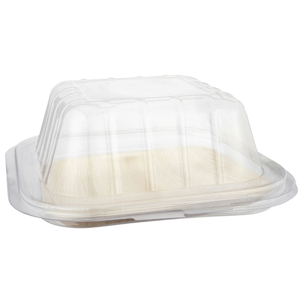 8" Square Rim-Lock Clamshell To-Go