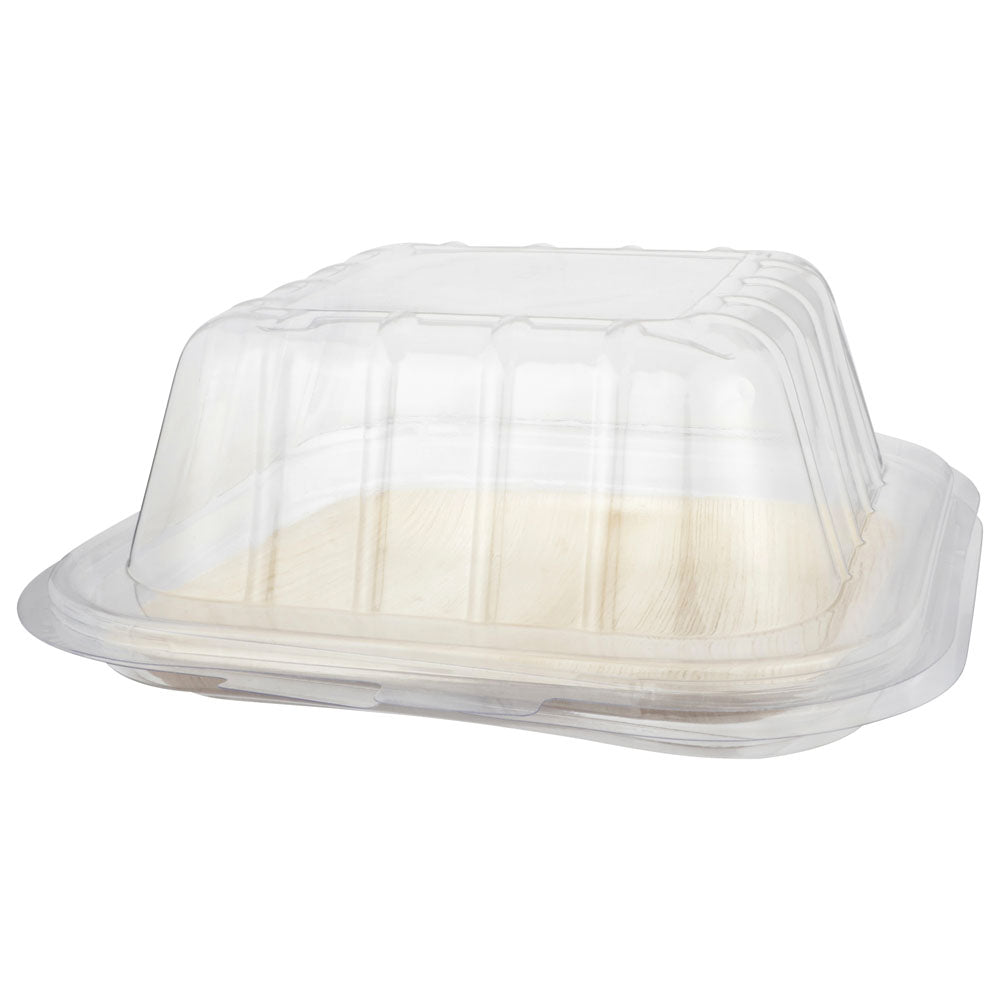 8" Square Rim-Lock Clamshell To-Go