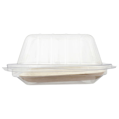 8" Square Rim-Lock Clamshell To-Go
