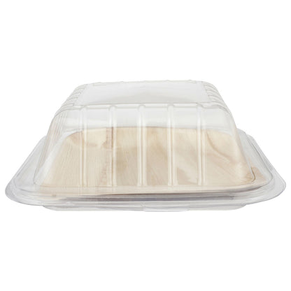 9" Square Rim-Lock Clamshell To-Go