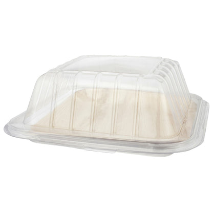 9" Square Rim-Lock Clamshell To-Go