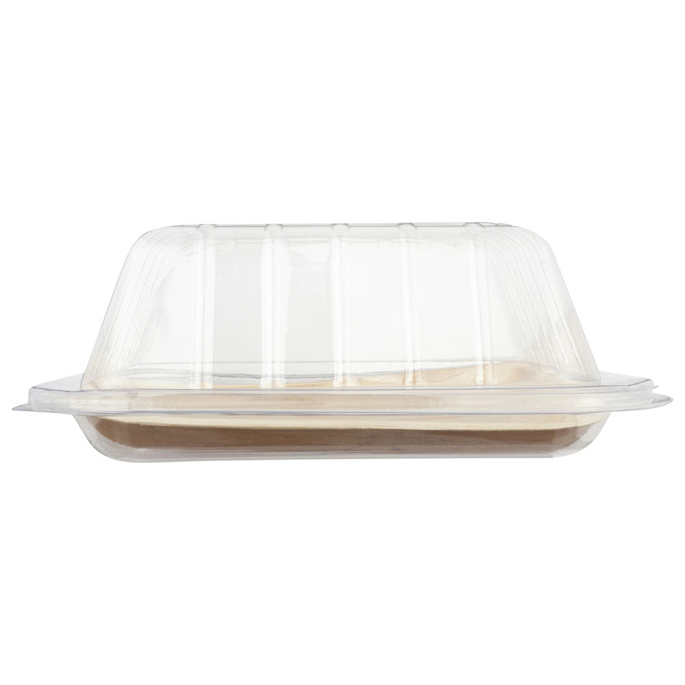 9" Square Rim-Lock Clamshell To-Go
