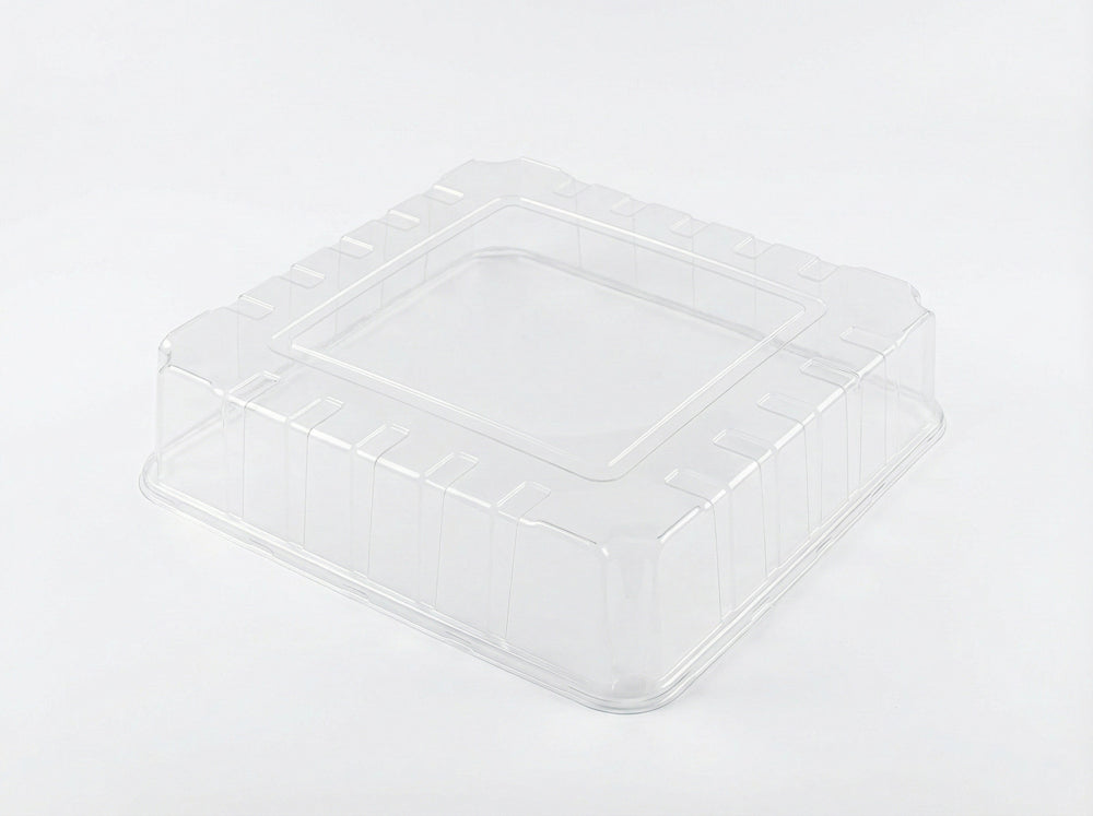 14"x14" Kraft Tray Lid (350 oz)