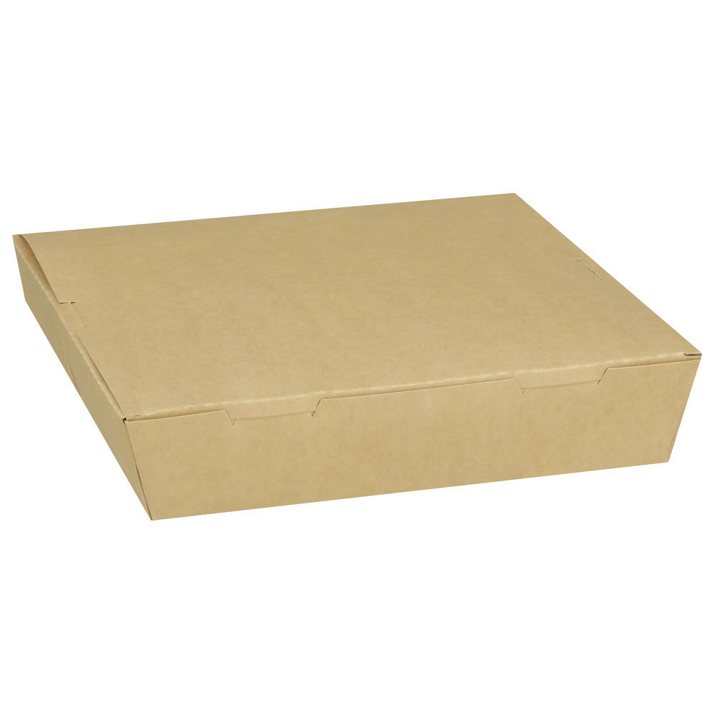 10"x10"x2" PaperBoard 3 Compartment Bento Box