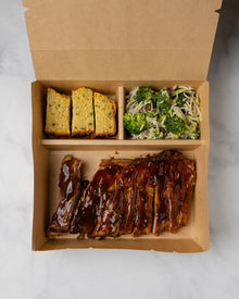 10"x10"x2" PaperBoard 3 Compartment Bento Box