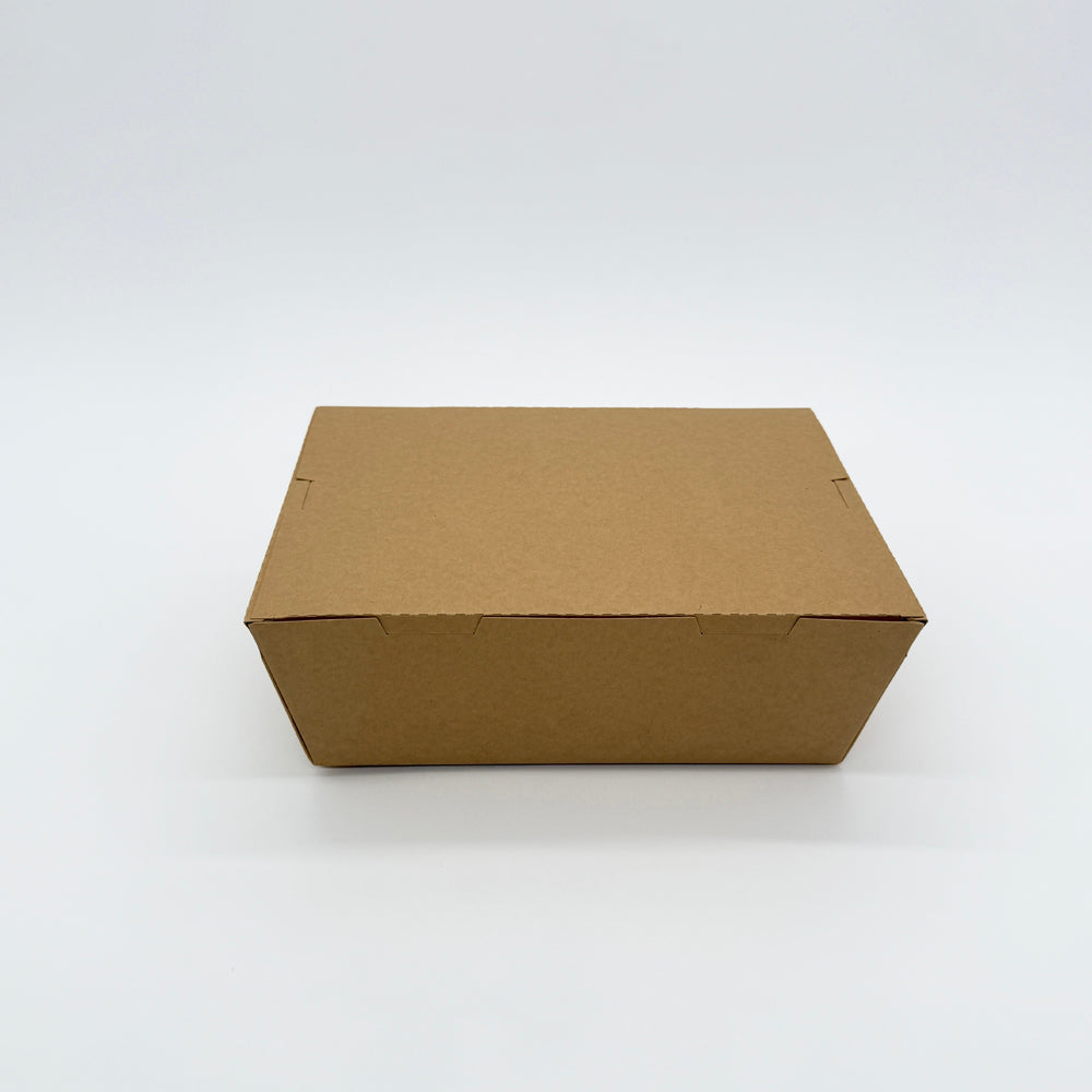 9"x7"x3" PaperBoard 1 Compartment Bento Box