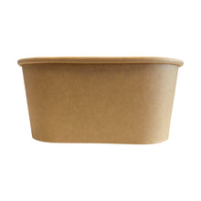 20 oz Square Kraft Bowl