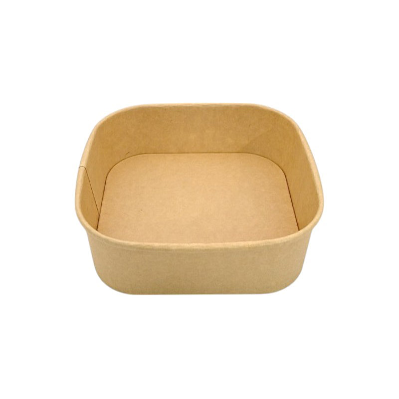 32 oz Square Kraft Bowl