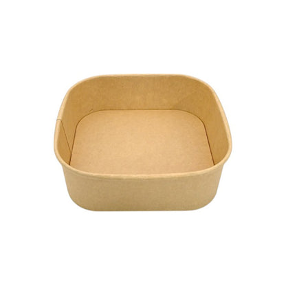 32 oz Square Kraft Bowl
