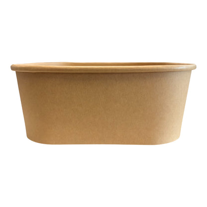 44 oz Square Kraft Bowl