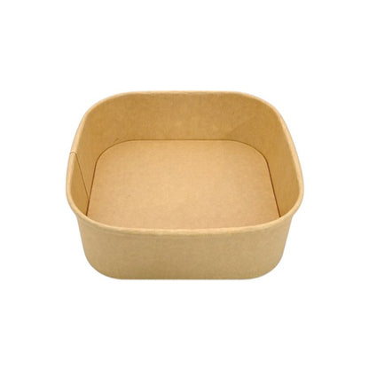 44 oz Square Kraft Bowl