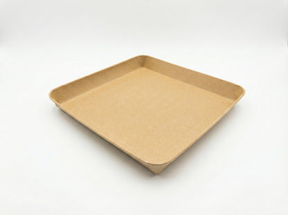 12"x12"x1.25" Kraft Tray (80 oz)