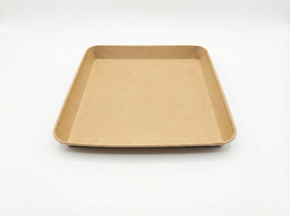 12"x12"x1.25" Kraft Tray (80 oz)