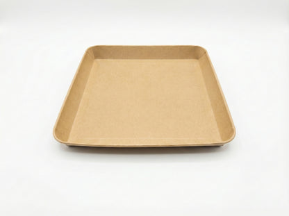 12"x12"x1.25" Kraft Tray (80 oz)