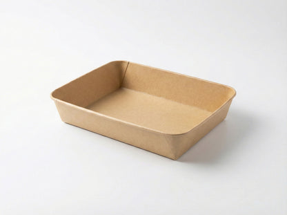 12"x9"x2.25" Kraft Tray (130 oz)