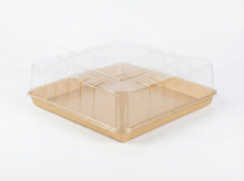 16"x16"x1.25" Kraft Tray (140 oz)