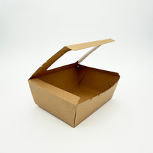 9"x7"x3" Windowed PaperBoard 1 Compartment Bento Box