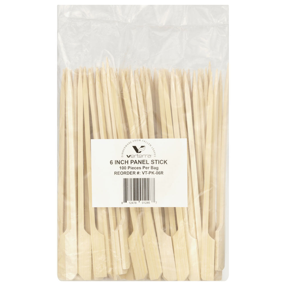 6" Bamboo Paddle Pick (Graze Craze)