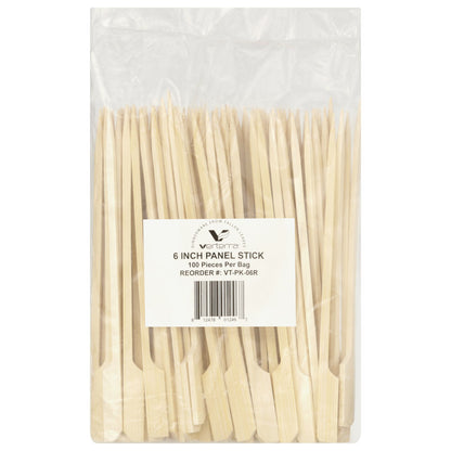 6" Bamboo Paddle Pick (Graze Craze)
