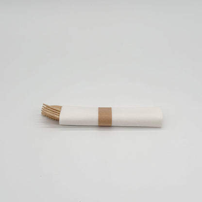 Pre-Rolled Bamboo Cutlery Kit