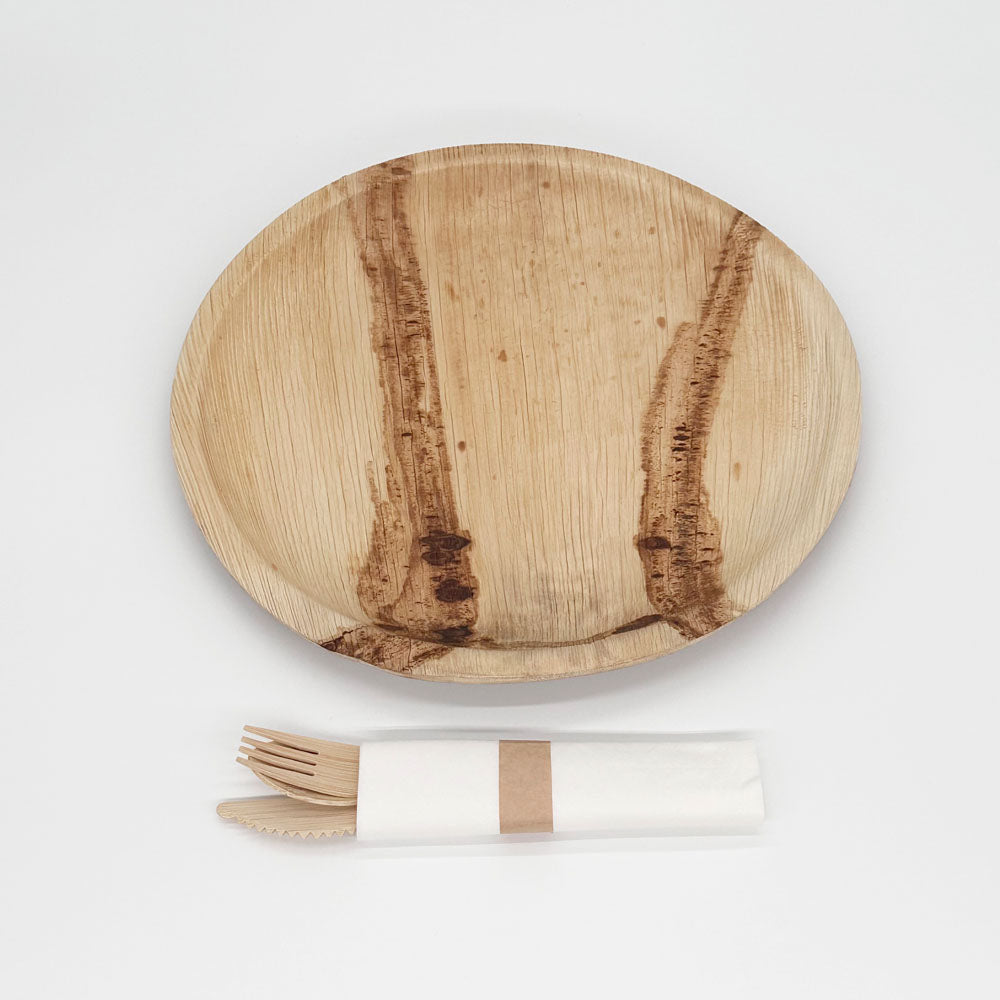 Pre-Rolled Bamboo Cutlery Kit