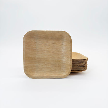 6"x6" Signature Wooden Plate