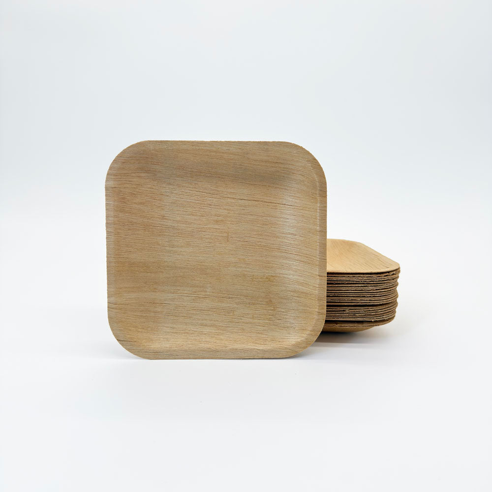 6"x6" Signature Wooden Plate
