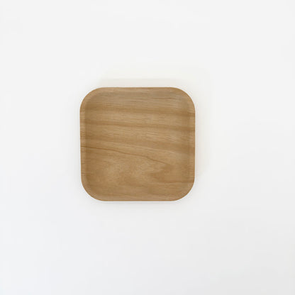 6"x6" Signature Wooden Plate