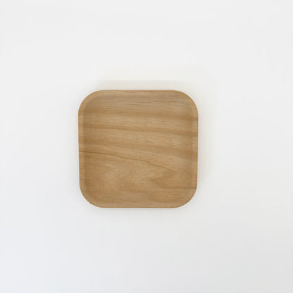 6"x6" Signature Wooden Plate