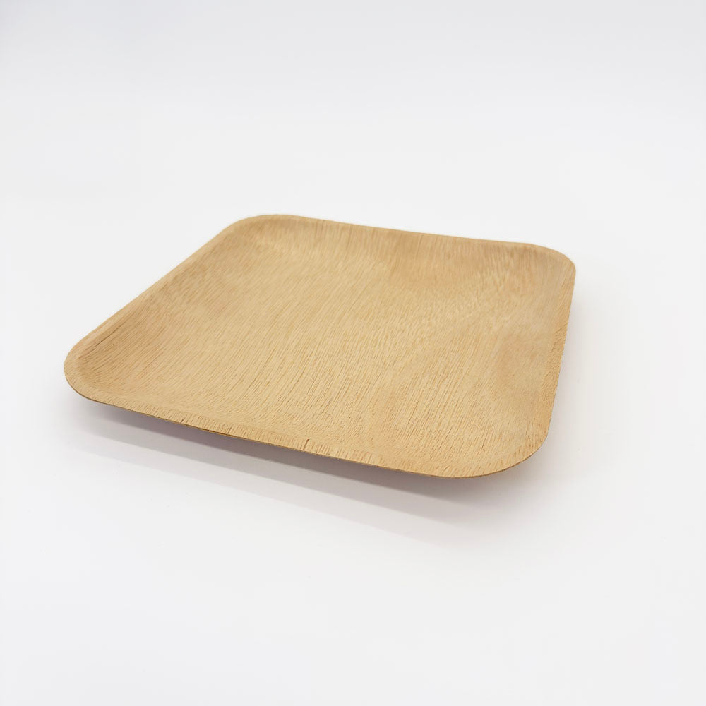 9"x9" Signature Wooden Plate