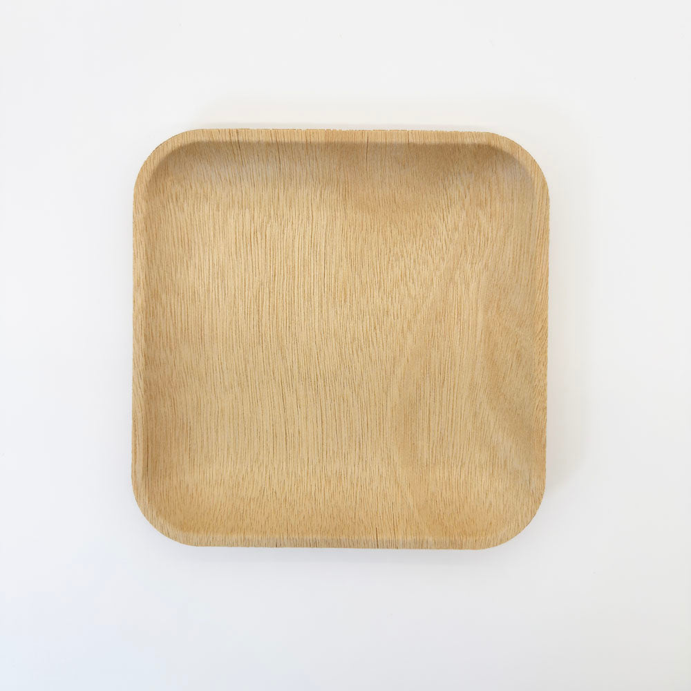 9"x9" Signature Wooden Plate