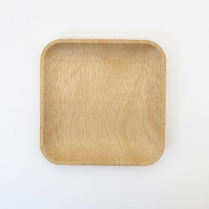 9"x9" Signature Wooden Plate