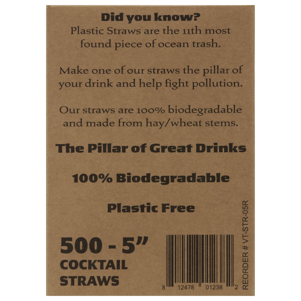 5" Plastic Free Hay Straw