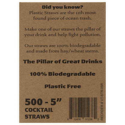 5" Plastic Free Hay Straw