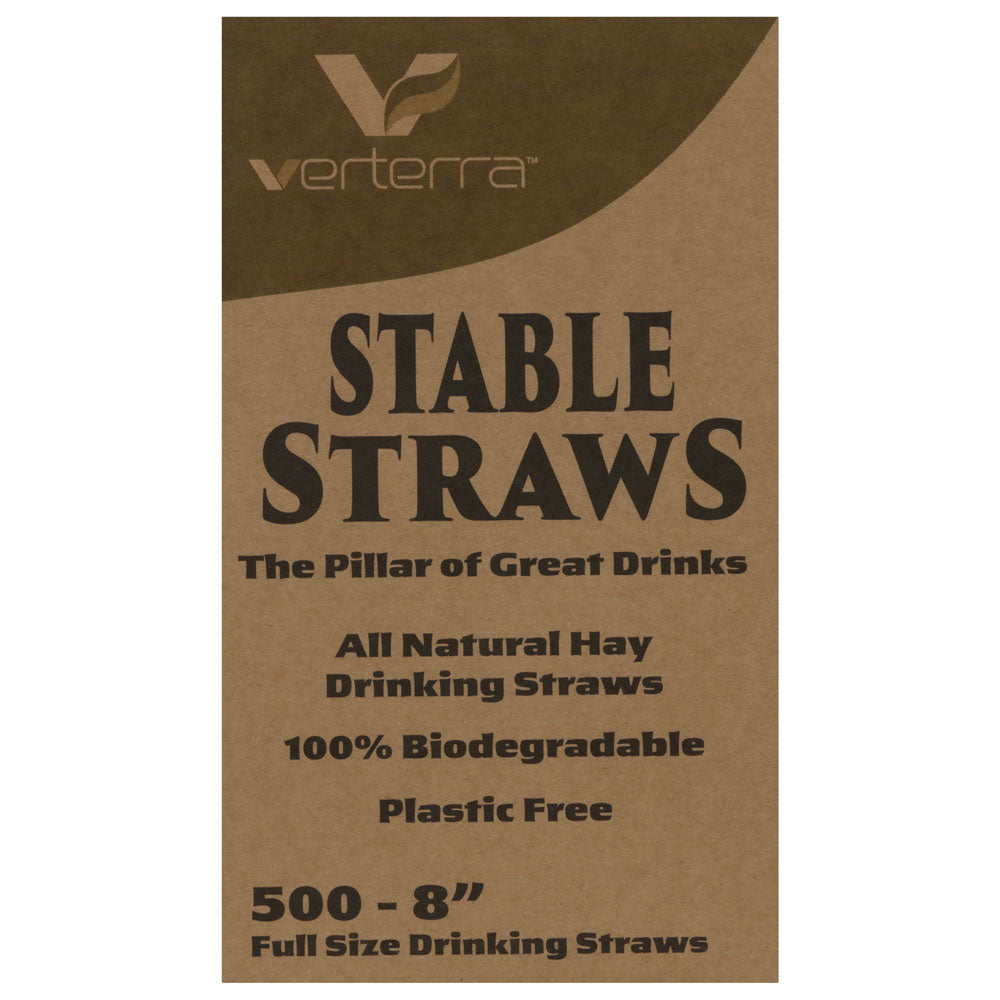 8" Plastic Free Hay Straw