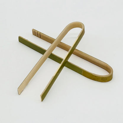 6.5"  Wooden Serving Tongs