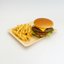 10.4"x8.5" Rectangle Wooden Plate