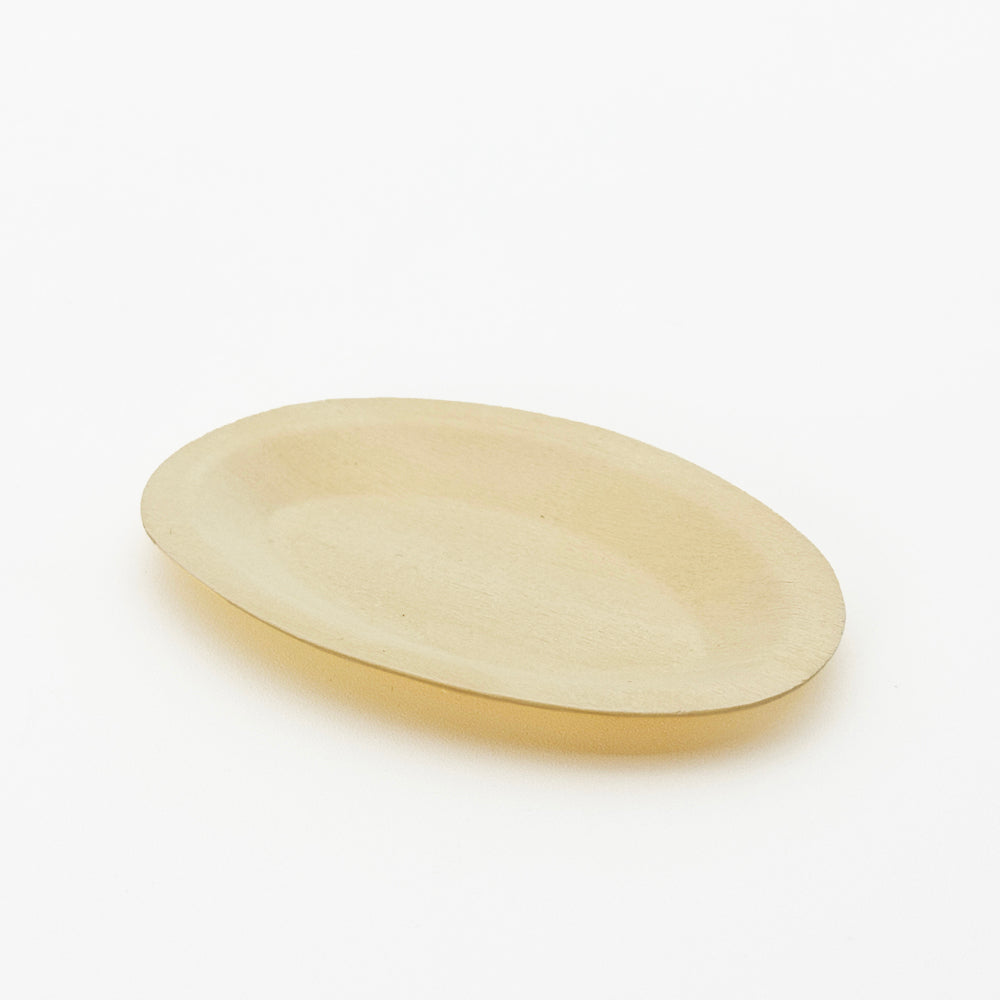 3.5"x2.5" Rectangle Wooden Plate