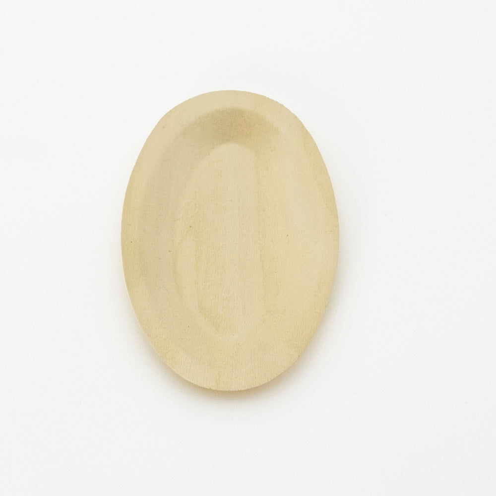 3.5"x2.5" Rectangle Wooden Plate
