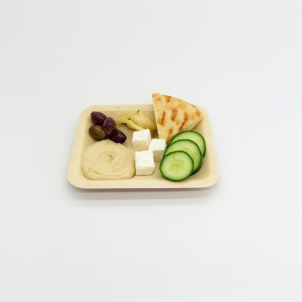 4.7"x3.7" Rectangle Wooden Plate