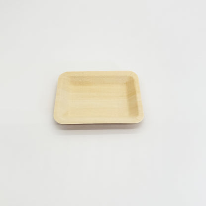 4.7"x3.7" Rectangle Wooden Plate