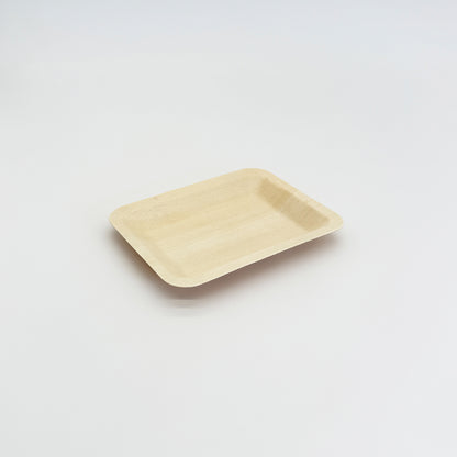 4.7"x3.7" Rectangle Wooden Plate