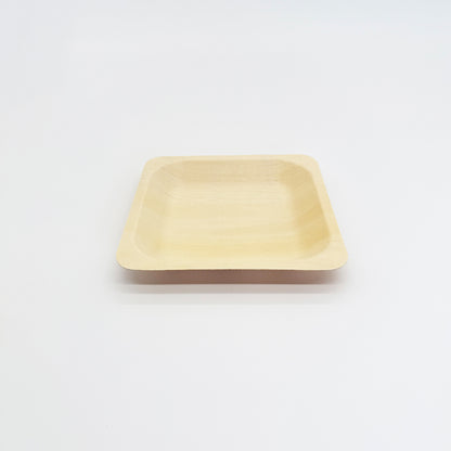 6"x6" Square Wooden Plate