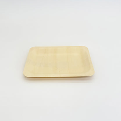 7.87"x5.7" Rectangle Wooden Plate