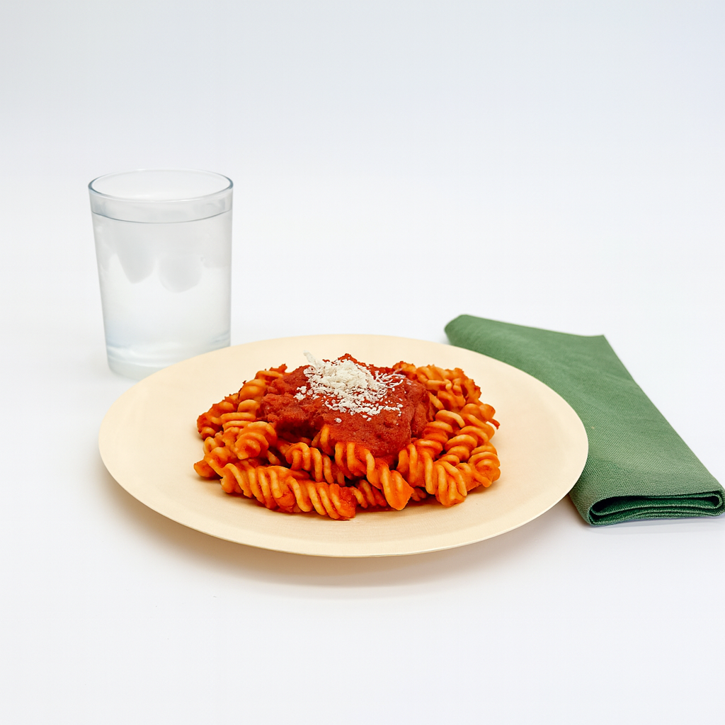 8.5" Round Wooden Plate
