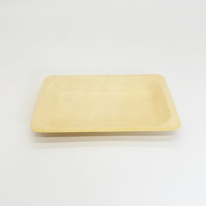 7.7"x4.9" Rectangle Wooden Plate